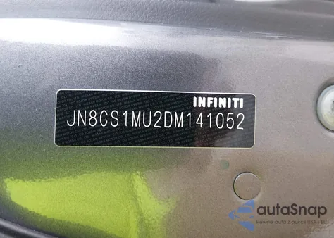 2013 Infiniti Fx37 z USA, uszkodzony, nr VIN JN8CS1MU2DM141052